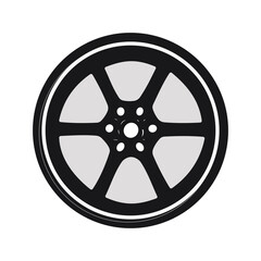 tire icon isolate on transparent background.