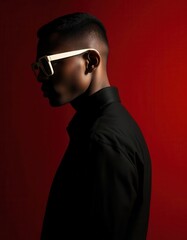 Obraz premium Glasses with Striking a Pose