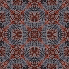 Traditional black ethnic motifs ikat geometric fabric pattern cross stitch.Ikat embroidery Ethnic background. Abstract,illustration. 