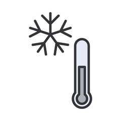 thermometer icon template