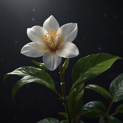 Obraz premium Creative arabian jasmine flower image