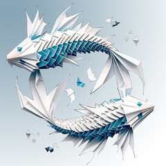 origami of pisces ZOM0301