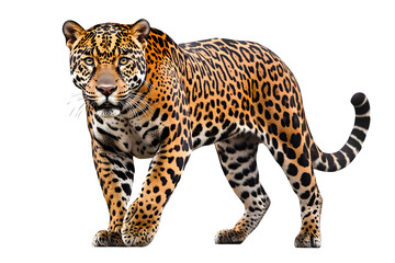 Fototapeta premium jaguar isolated on transparent background ,leopard wildcat clipart&nbsp;