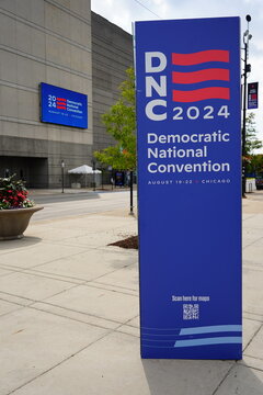 The 2024 DNC, Democratic National Convention is being held at the United Center in Chicago, Illinois. 