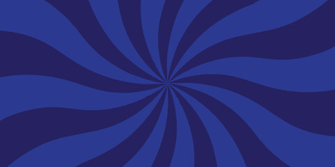 Abstract blue background with stars spiral sunrise summer backdrop sunburst texture background.