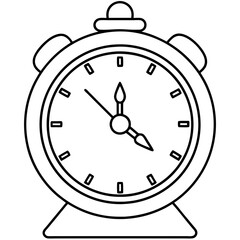 Clock art vector illustration