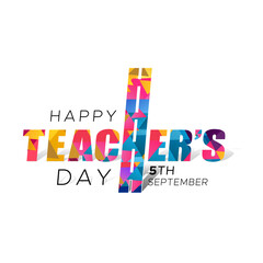 Happy Teachers Day poster.