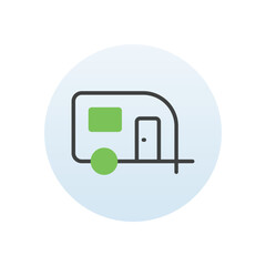 Caravan vector icon