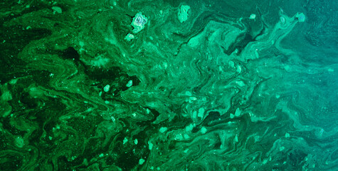 Enigmatic Elegance: Oil-Painted Liquid Art with Vibrant Translucent Colors
