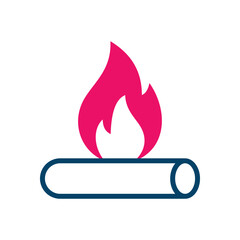 Bonfire vector icon