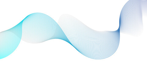 Abstract Technology abstract digital flow wave creative blue line sound concept tech beautiful smooth geometric gradient sound and web dynamic connection line tech background.