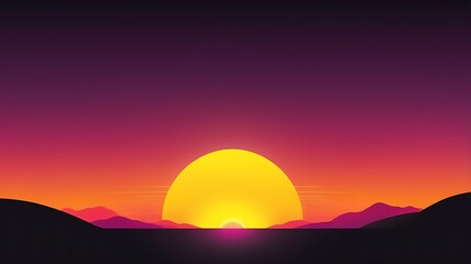 Sunset over mountain & reflection in water. Single tree silhouette. Ideal for nature, landscape, travel, sunsetthemed designs & backgrounds.
