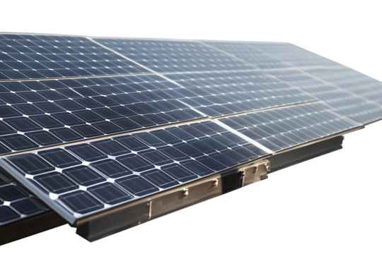 solar panel tool isolated on transparent background ,