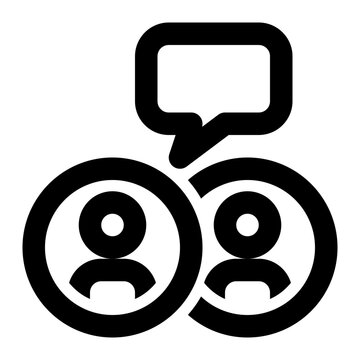 recommend clip art: sharing, share, communication, talk, conversation, discussion outline icon