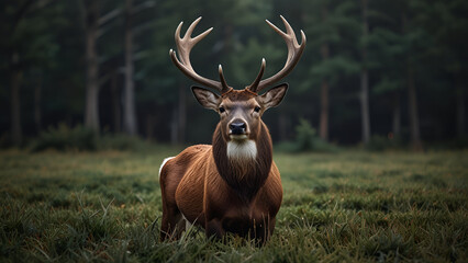 Obraz premium Deer in the forest