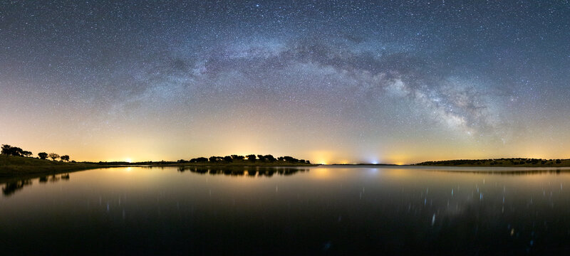 milky way on an island in Portugal
