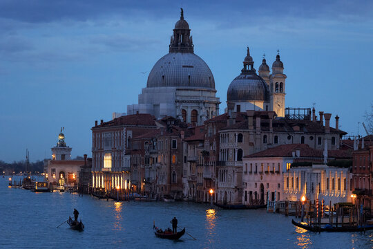 boats in venice on the water Italy
