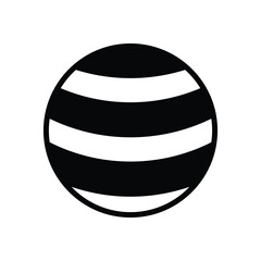 Exercise Ball vector icon
