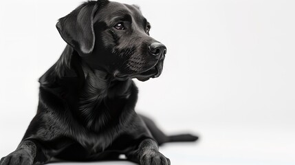 Obraz premium black labrador retriever