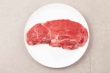  Meat from Korean beef.