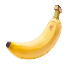 Yellow Banana Isolated PNG transparent background