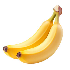 Yellow Banana Isolated PNG transparent background