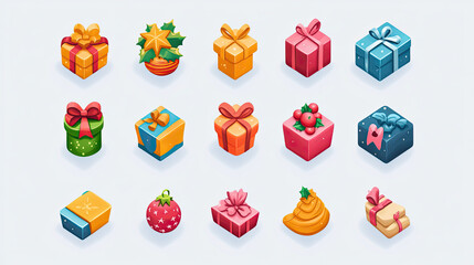 Obraz premium icons set for shopping