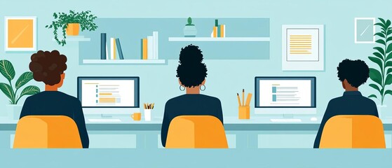 HR professionals hosting a webinar on equitable hiring practices and occupational diversity