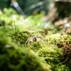 Obraz premium Spider in natural environment