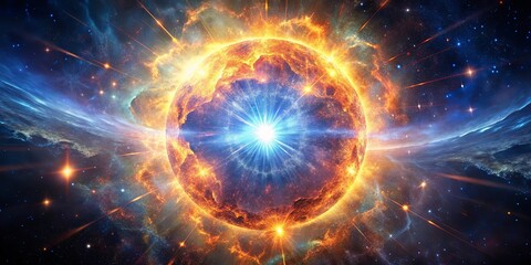 A breathtaking image of a supernova explosion in space, supernova, explosion, space, stars, astronomy, cosmic, celestial