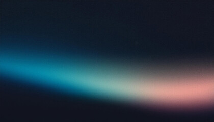 Obraz premium aurora borealis abstract grainy gradient landscape, dark background banner poster