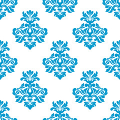 Damask Floral pattern. Vintage wallpaper in Baroque style. Seamless vector,background,fabric, wallpaper, packages. Ornate damask flower ornaments.