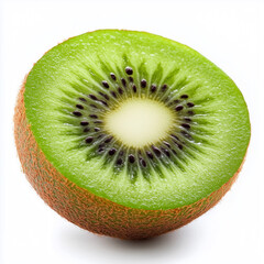 Green Kiwi, Isolated on white background
