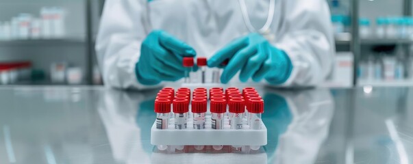 Innovative HIVAIDS treatment being administered in a clinical trial, detailed and professional healthcare environment