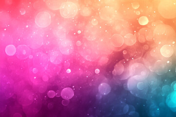 Colorful Gradient Abstract Background with Soft Bokeh