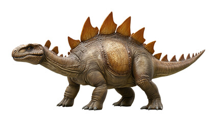 Fototapeta premium Stegosaurus Concept Isolated on Transparent Background PNG 