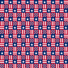 USA seamless pattern