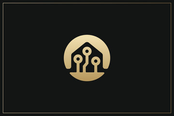 Home Building Logo Modern Structure