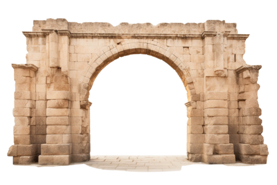 Stunning ancient stone archway, showcasing intricate architecture and historical significance, perfect for travel or history projects.