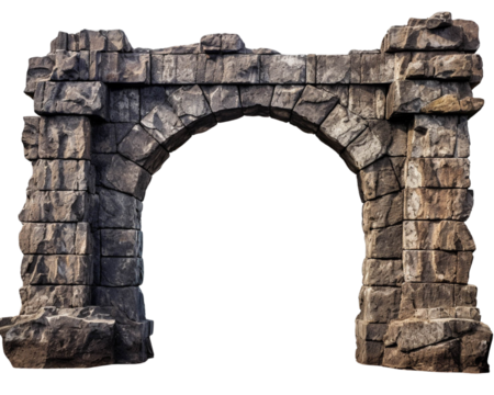 An ancient stone archway showcasing intricate masonry and weathered , ideal for architecture and historical themes.