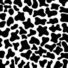 Animal skin leopard, cheetah, Jaguar seamless pattern design. Black and white seamless camouflage background.	