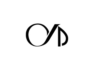 AD Logo Design Vector Art