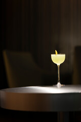 coctel de color verde