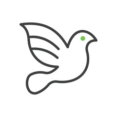 Dove vector icon
