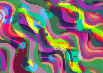 colorful wave smooth shaoe design, abstract colorful background	