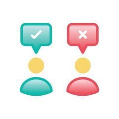 Candidates vector icon