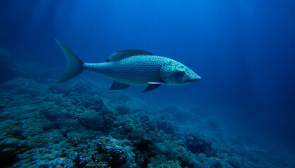 Fototapeta premium deep sea ocean fish