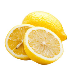 Yellow, Lemon Isolated PNG transparent background