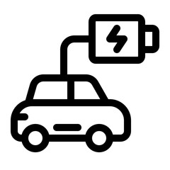 Charging vehicle icon
