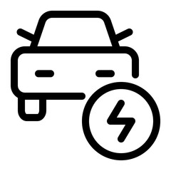 Electronic vehicle icon